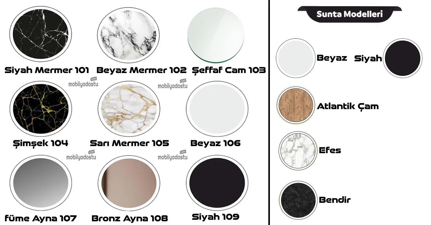 Square Double Glass Dresser